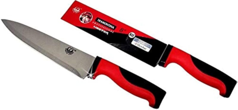 سكين طاهٍ بشفرة من الفولاذ المقاوم للصدأ (8 بوصات)